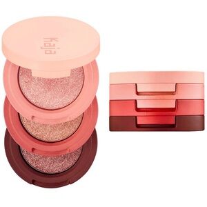 Kaja Beauty Bento Bouncy Shimmer Eyeshadow Trio - Orange Blossom -Shimmer Shades